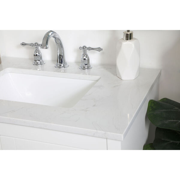 Moore White 30-Inch Vanity Sink Set, image 5