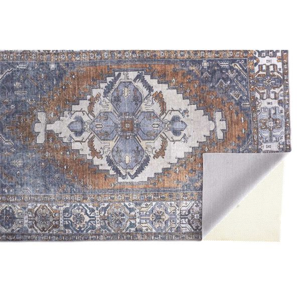 Percy Blue Ivory Brown Area Rug, image 6