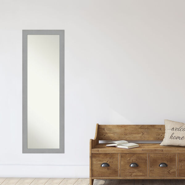 Brushed Nickel 18W X 52H-Inch Full Length Mirror, image 6