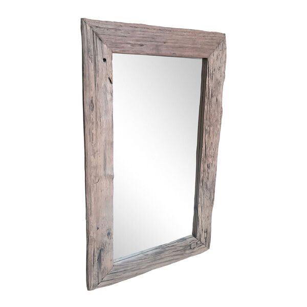 Brown 60-Inch Rustic Mirror, image 3