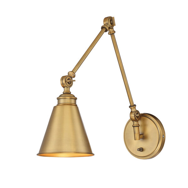 Morland Warm Brass One-Light Sconce, image 1