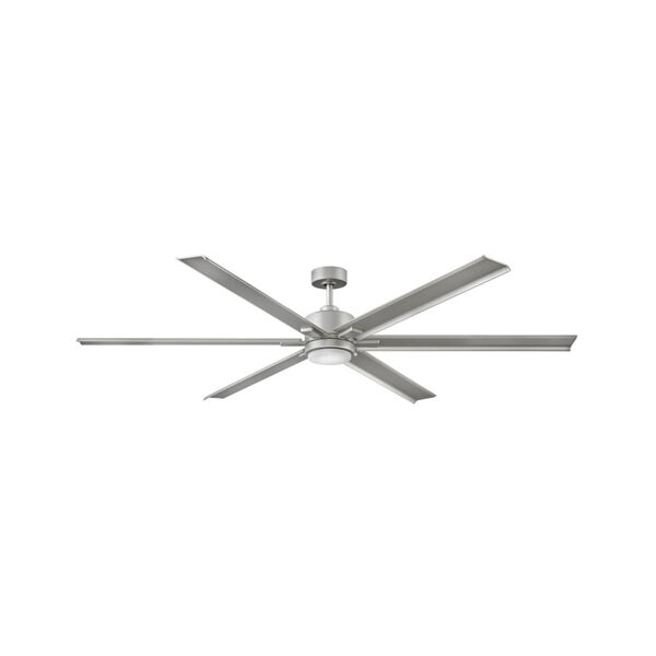 Indy Maxx Brushed Nickel 82-Inch LED Indoor Outdoor Fan, image 1