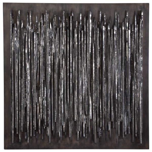 Emerge Fossil Gray Silver Wall Decor, image 1