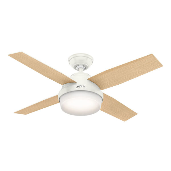 Dempsey Fresh White 44-Inch Two-Light LED Adjustable Ceiling Fan, image 5