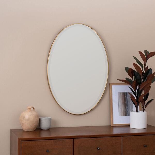 Krista Gold 36 x 25-Inch Wall Mirror, image 1