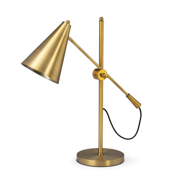 Fragon I Gold One-Light Adjustable Table Lamp, image 1