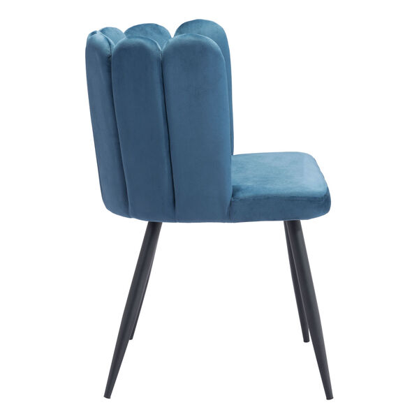 Adele Blue and Black Dining Chair, Set of Two, image 3