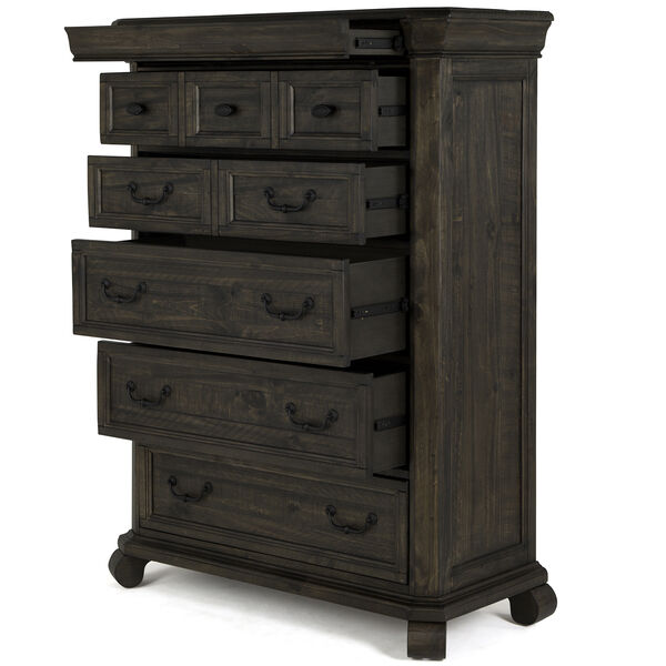 Bellamy Traditional Peppercorn 6 Drawer Chest, image 3