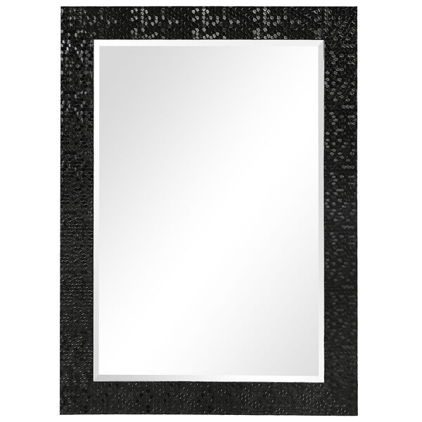 Wellington Black Textured Wall Mirror, image 2