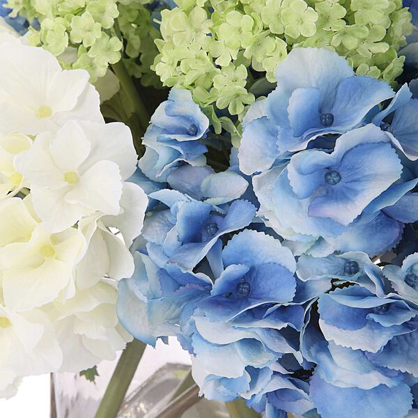 Providence Hydrangea White and Blue Bouquet, image 4