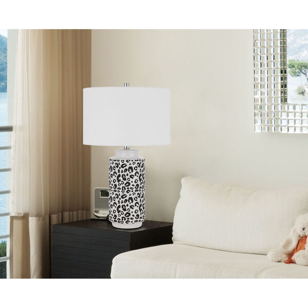 Exeter Pearl and Black One-Light Table Lamp, image 2