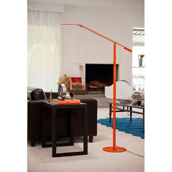 Equo Orange LED Floor Lamp - Warm Light, image 3