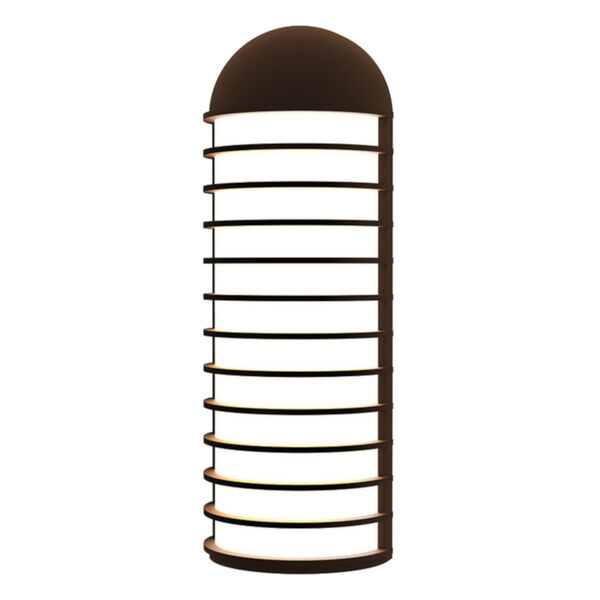 Lighthouse Textured Bronze LED Sconce, image 1