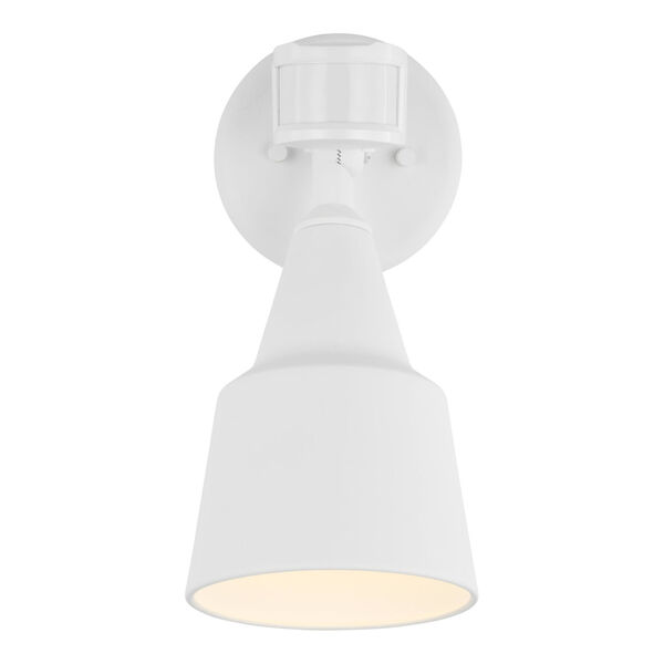 Flood White One-Light Outdoor Flood with Photo and Motion Sensor, image 1