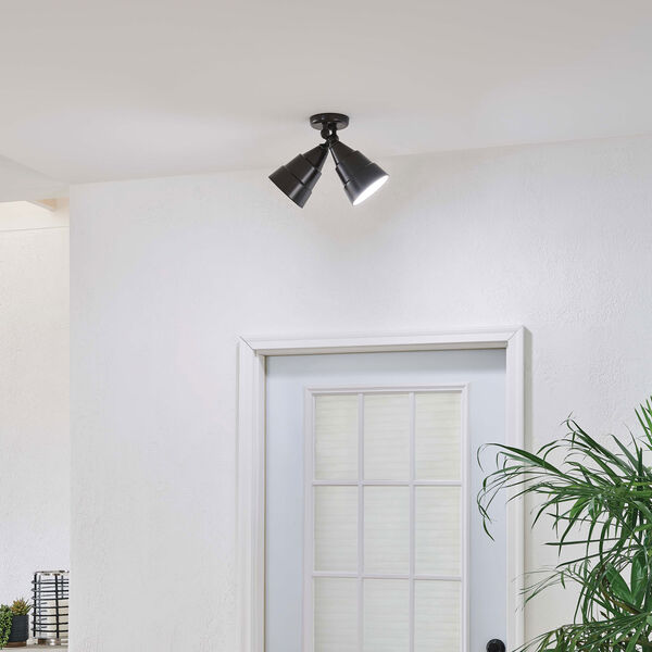 Architectural Two-Light Wall/Ceiling Fixture, image 2