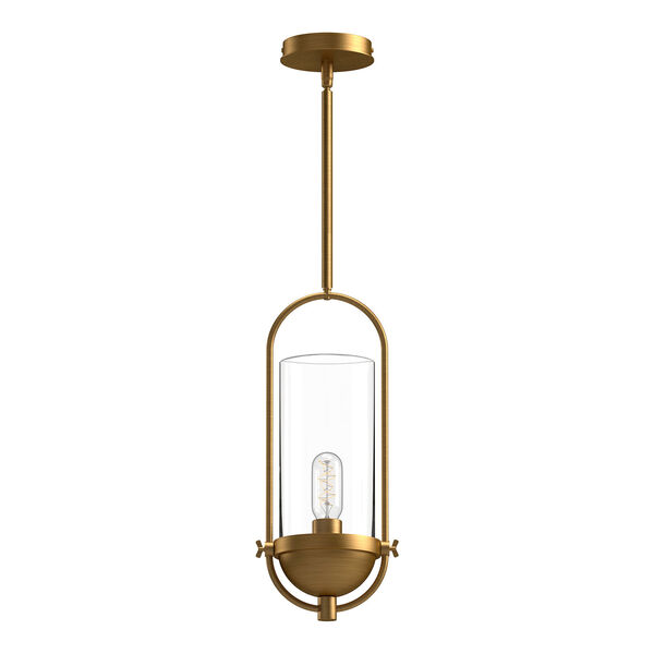 Cyrus One-Light Mini Pendant with Clear Glass, image 1