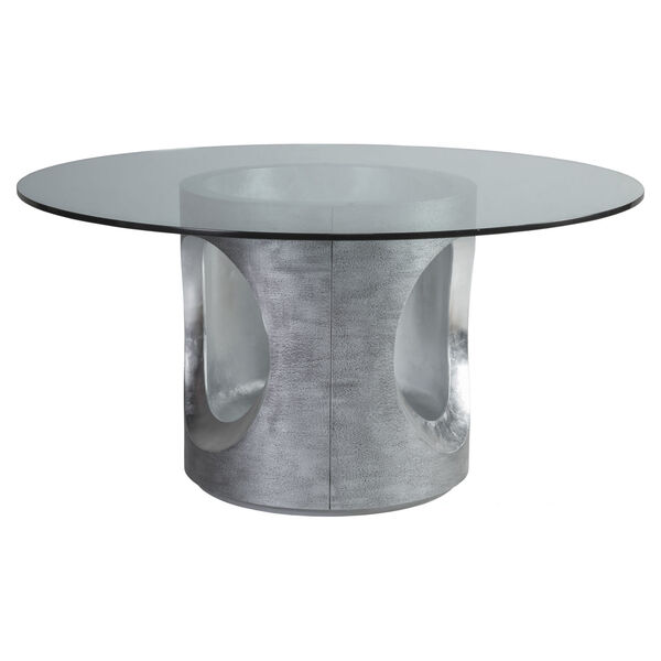 Signature Designs Silver Gray Circa Round Dining Table W Gt, image 1