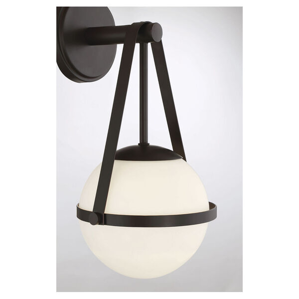 Polson Matte Black One-Light Wall Sconce, image 6