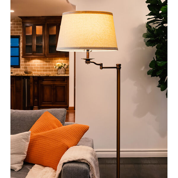 Caden Bronze LED Floor Lamp, image 6