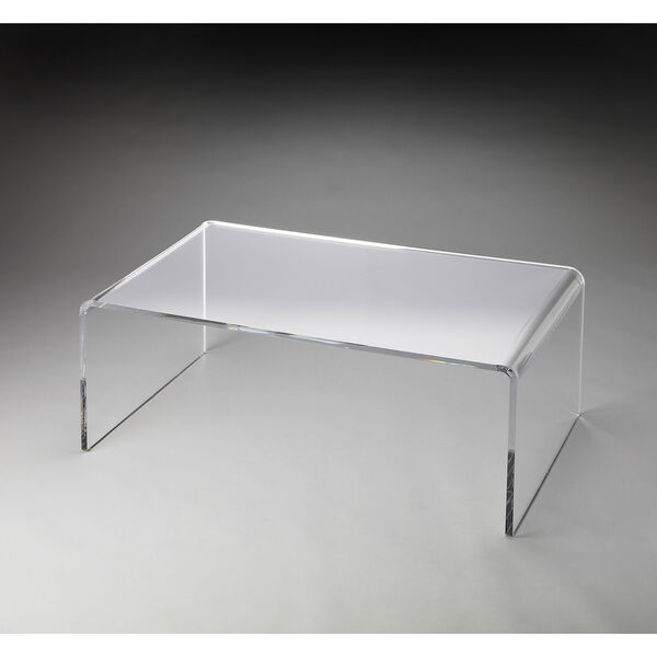 Crystal Clear Acrylic Cocktail Table, image 1