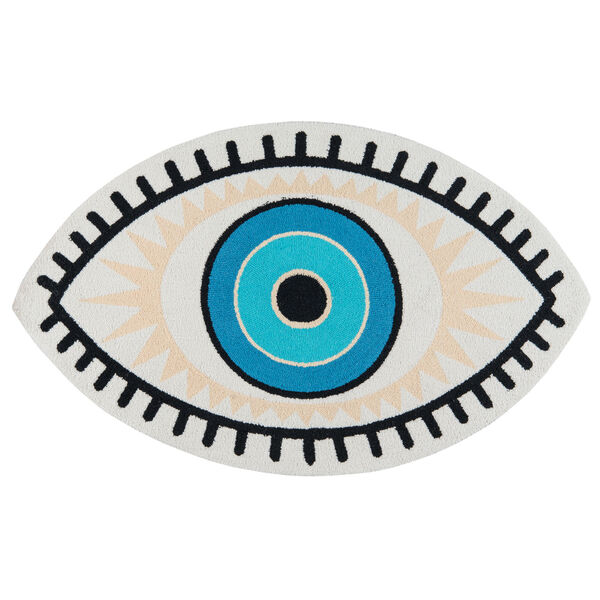 Cucina Blue Eye Rug, image 1