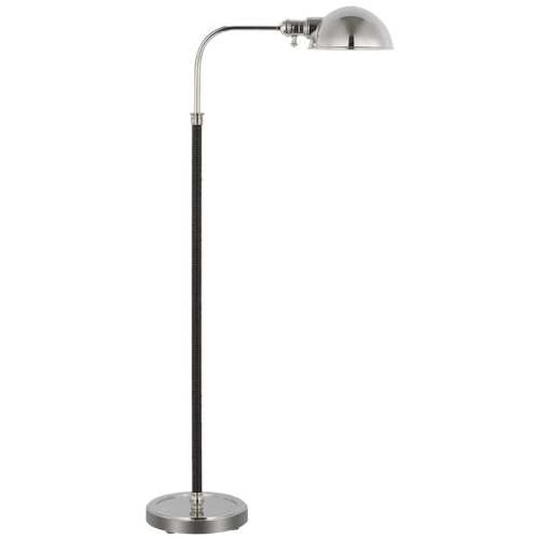 Basden Polished Nickel and Black One-Light Medium Pharmacy Lamp by Chapman and Myers, image 1