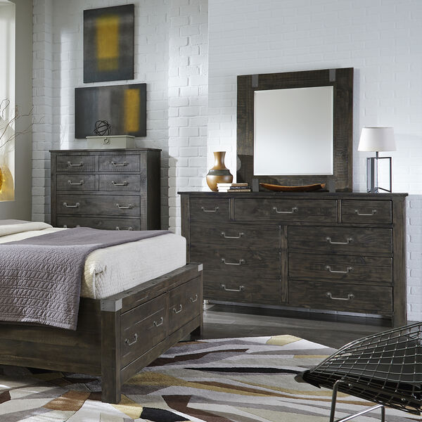 Abington Drawer Dresser in Weathered Charcoal, image 4