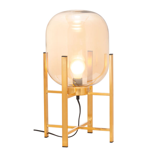 Wonderwall Gold One-Light Table Lamp, image 1