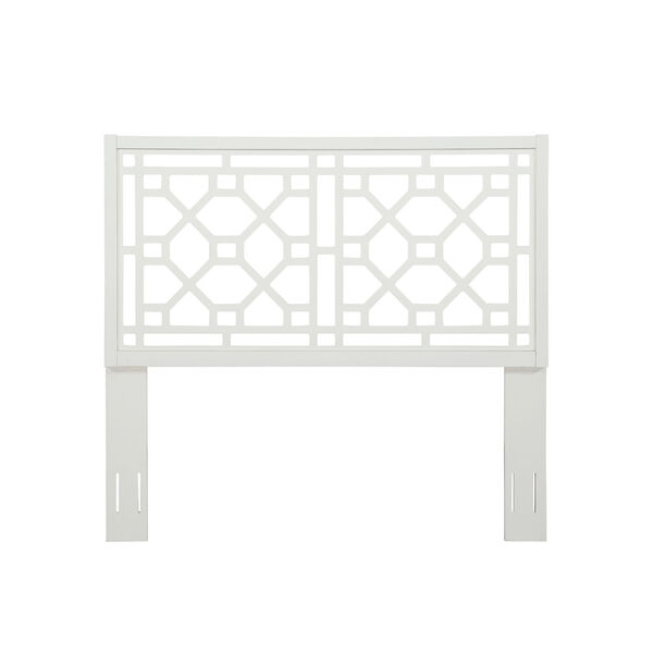 Thomas Chippendale White Queen and Full Headboard, image 1
