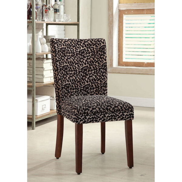 Parsons Chair, Cheetah, Set of Two, image 3