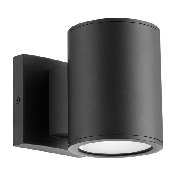 Cylinder Noir Two-Light LED Outdoor Wall Mount, image 1
