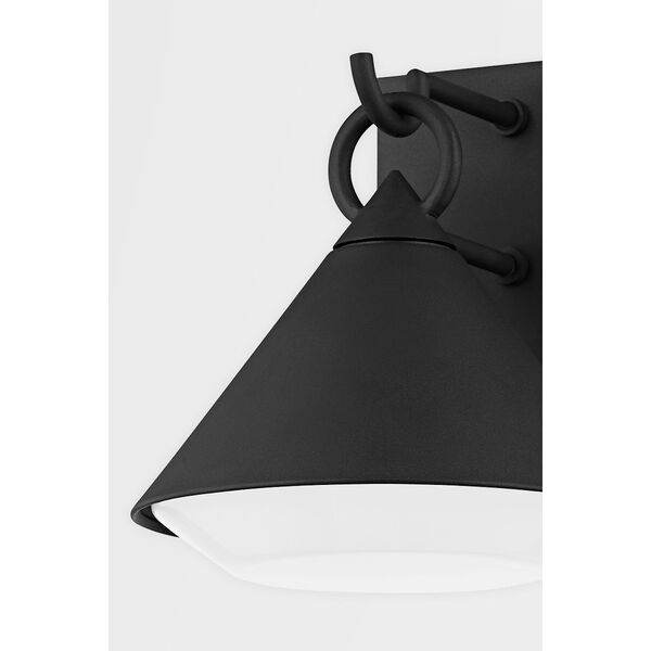 Catalina Textured Black One-Light Nine-Inch Outdoor Wall Sconce, image 3