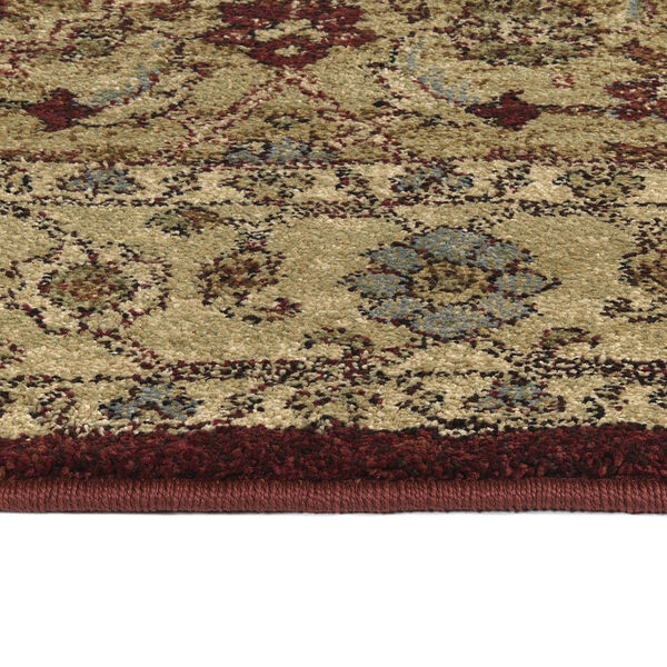 McAlester Burgundy Machine Made 7Ft. 10In x 10Ft. Rectangle Rug, image 3