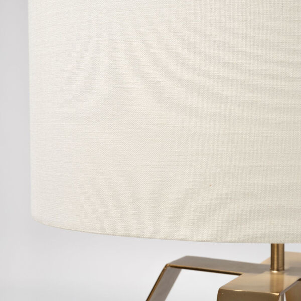 Edwards Gold and Cream One-Light Table Lamp, image 4