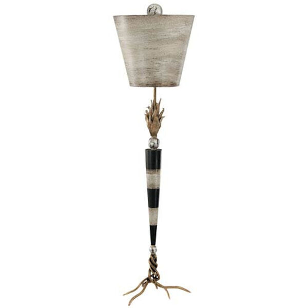 Flambeau Black and Creme Table Lamp, image 1