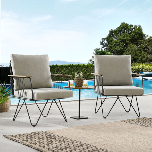 Rio Sandstone Patio Chair, Set of 2, image 1