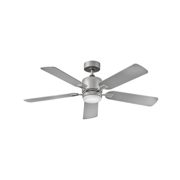 Afton Satin Steel 52-Inch LED Ceiling Fan, image 1