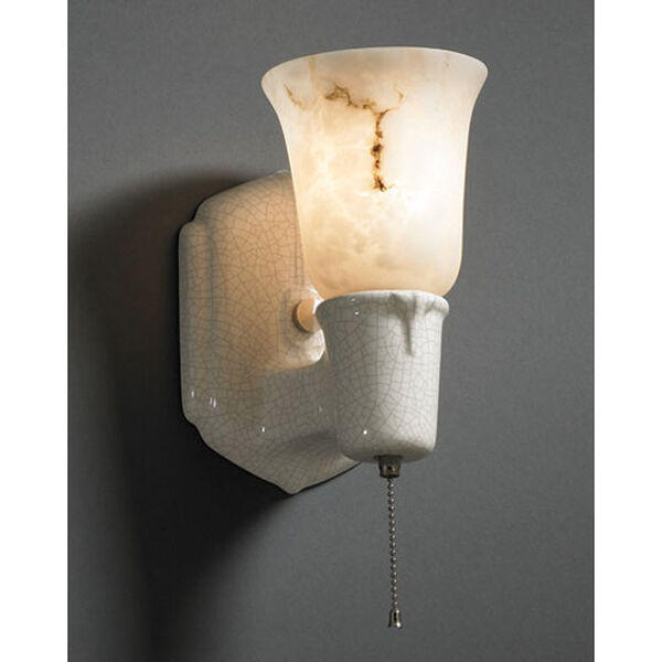 American Classics Chateau Alabaster Wall Sconce, image 1