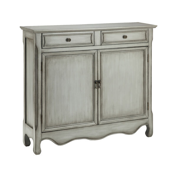 Claridon Hand-Painted Cream and Tan Cabinet, image 1