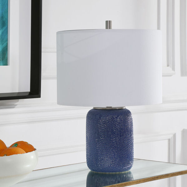 Uptown Blue 20-Inch One-Light Table Lamp, image 3