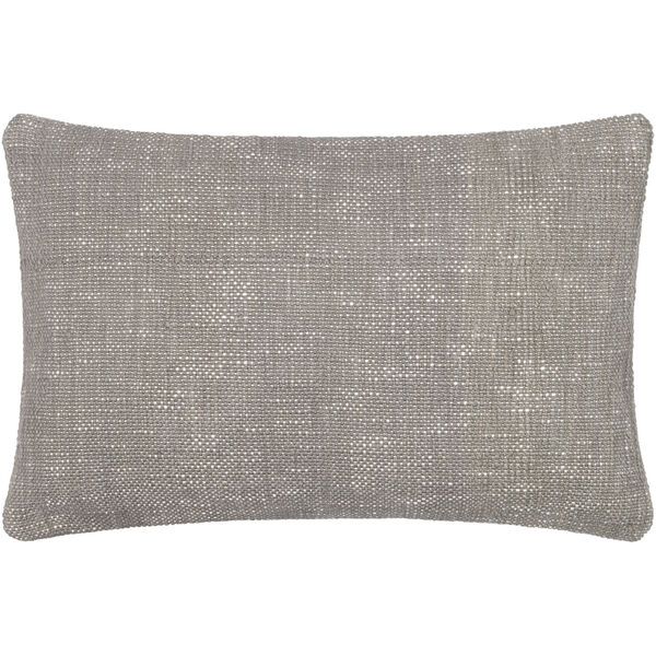 Bisa Medium Gray and Cream 14-Inch Pillow, image 1