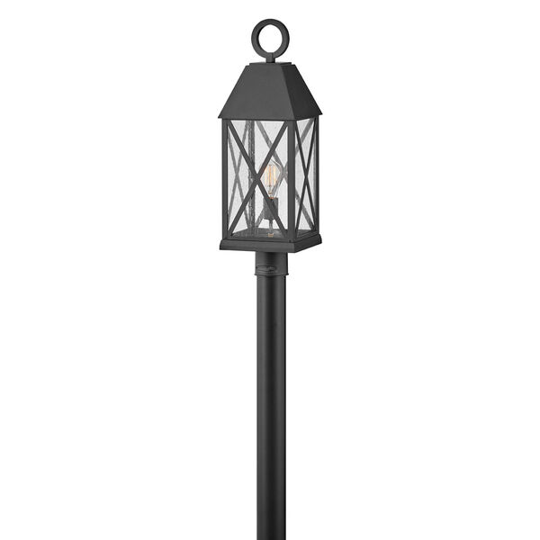Briar Museum Black One-Light Outdoor Post Mount, image 1