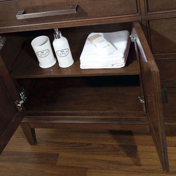 Madison 60-Inch Vanity Only in Tobacco Finish, image 2