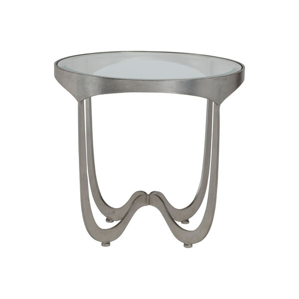 Metal Designs Silver Sophie Round End Table, image 2