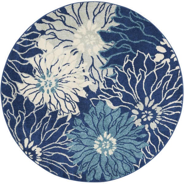 Passion Navy Ivory Area Rug, image 1