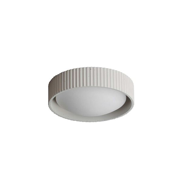 Souffle Chaulk White 10-Inch LED Flush Mount, image 1