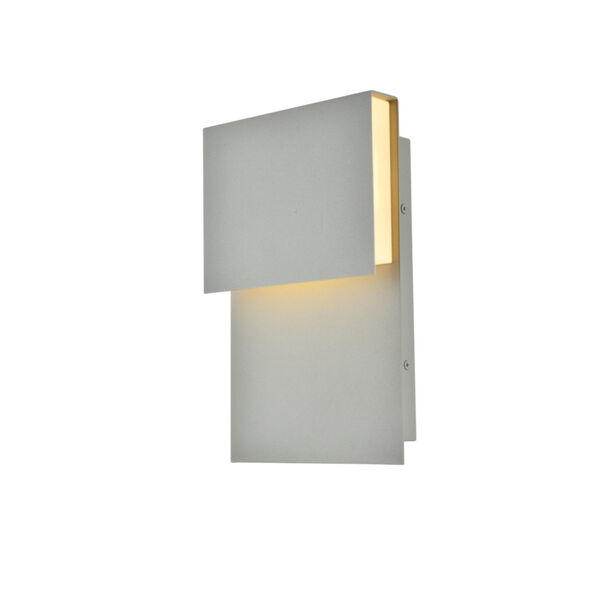 Raine Silver 90 Lumens Eight-Light LED Outdoor Wall Sconce, image 6