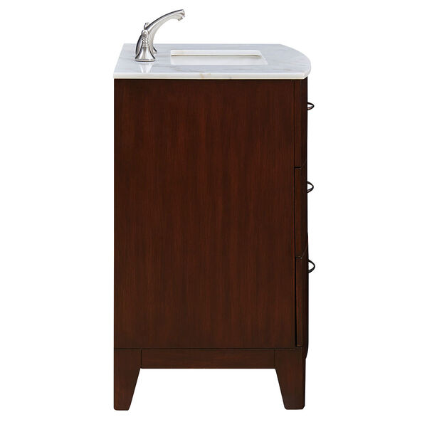 Bauhaus Brown 30-Inch Vanity Sink Set, image 4