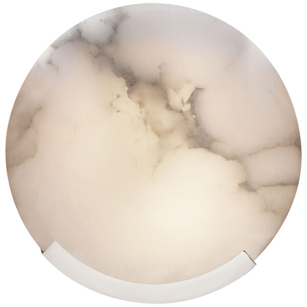 Melange Sconce in Polished Nickel with Alabaster by Kelly Wearstler, image 1