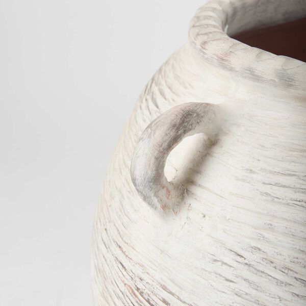Misha Cream Ceramic Floor Vase, image 6